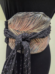 Handmade Robin Obi belt in Recycled T Shirt Yarn Robin Boutique