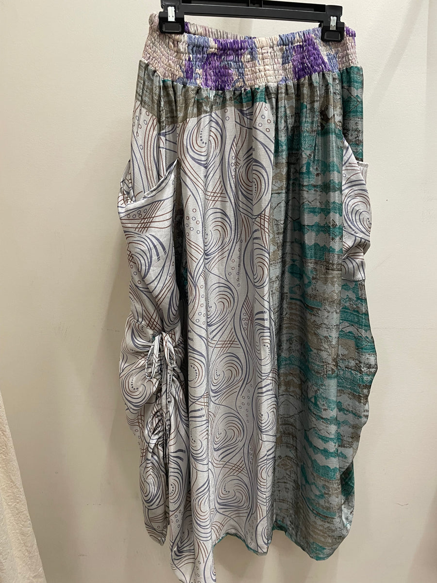 Rasgulla Butterfly Cargo Skirt #051 by Kantha Bae