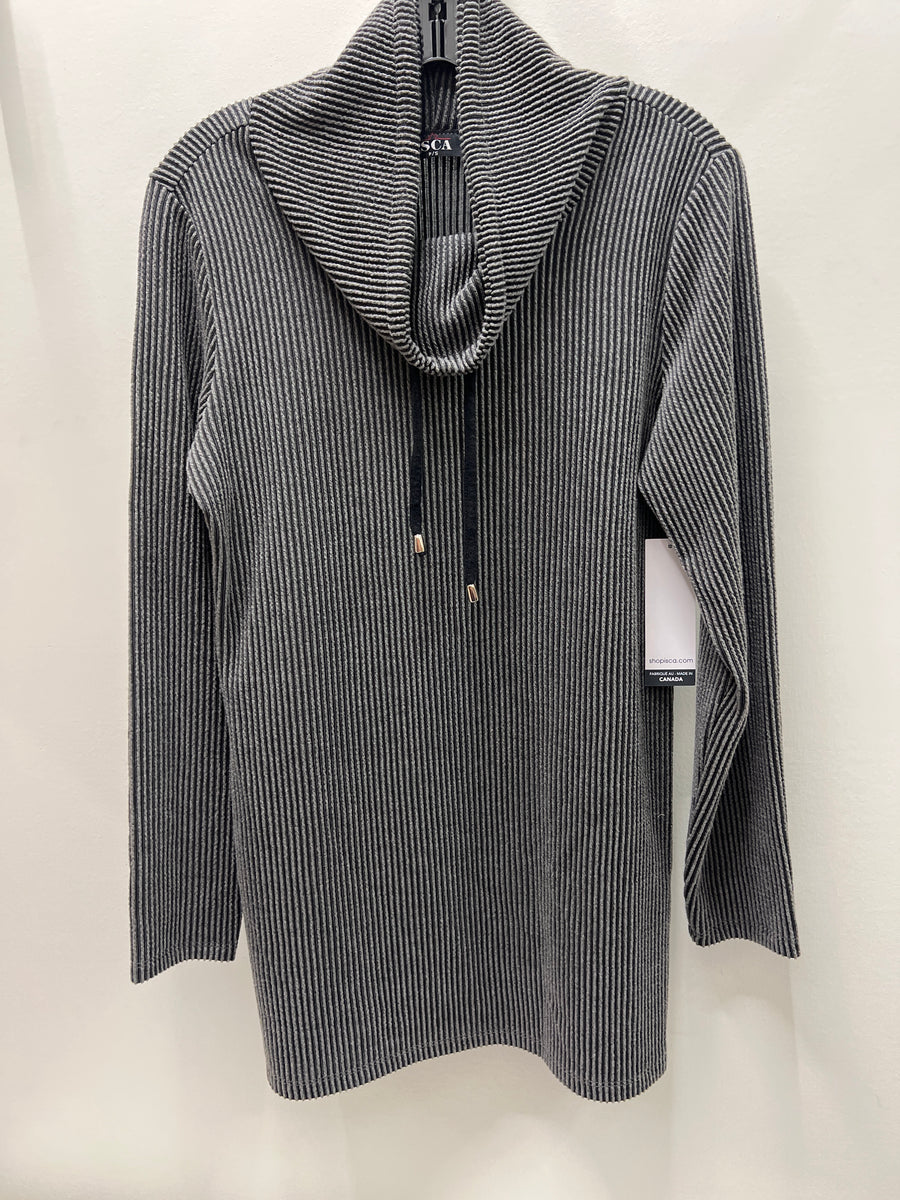 Rib Top in Black by ISCA