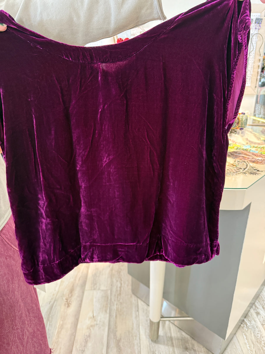 Cut Loose Velvet Reversible Vest