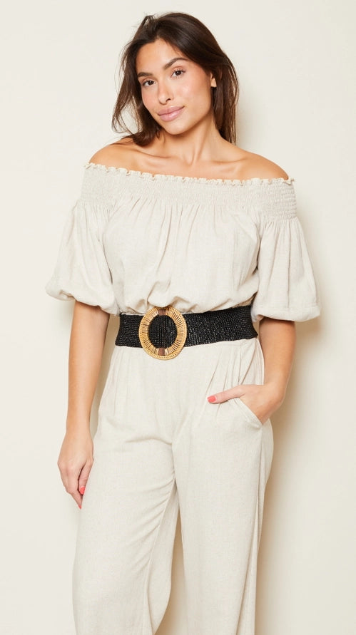 San Diego Beaded Stretch Belt