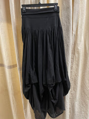 Long Bubble Skirt in Black by Cute Options