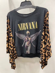 Nirvana Leopard Band-ed Pullover by Shannon Passero