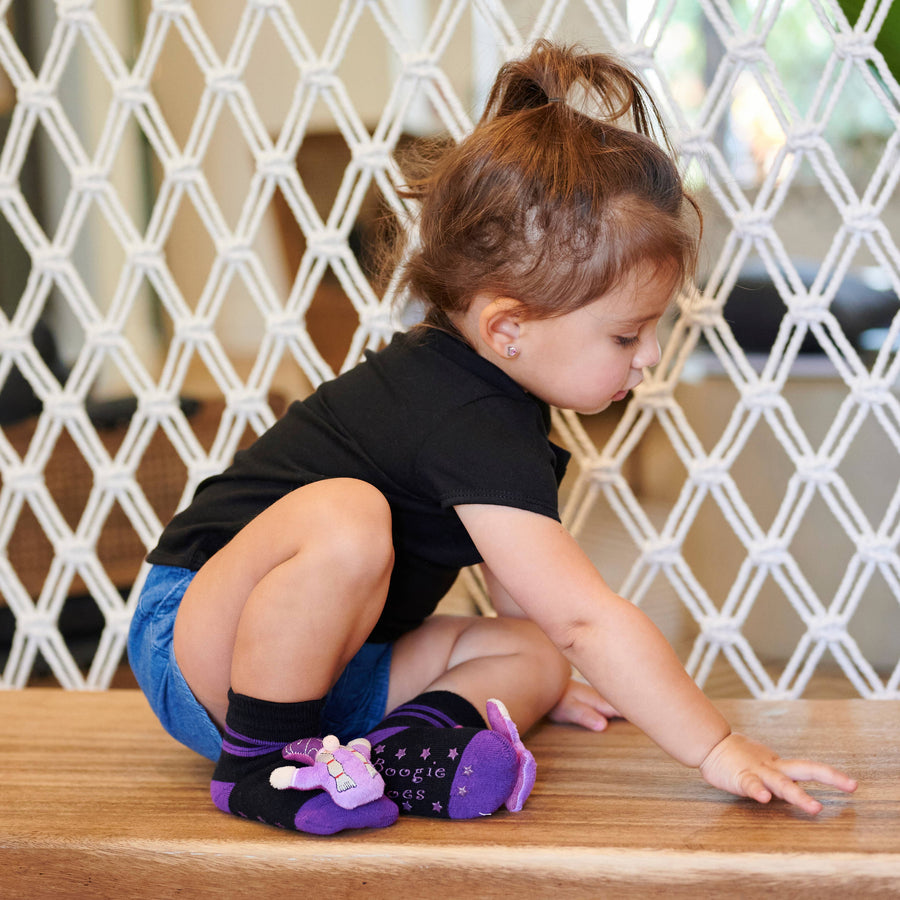 Witch Halloween Boogie Toes Rattle Socks