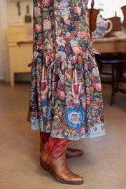 Additional view of Love Language Atelier Skirt with Floral Print from Robin Boutique.
