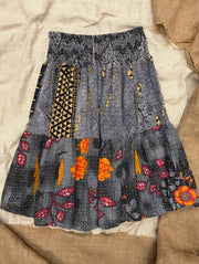 Pareo Kantha Meadow Skirt #068 by Kantha Bae