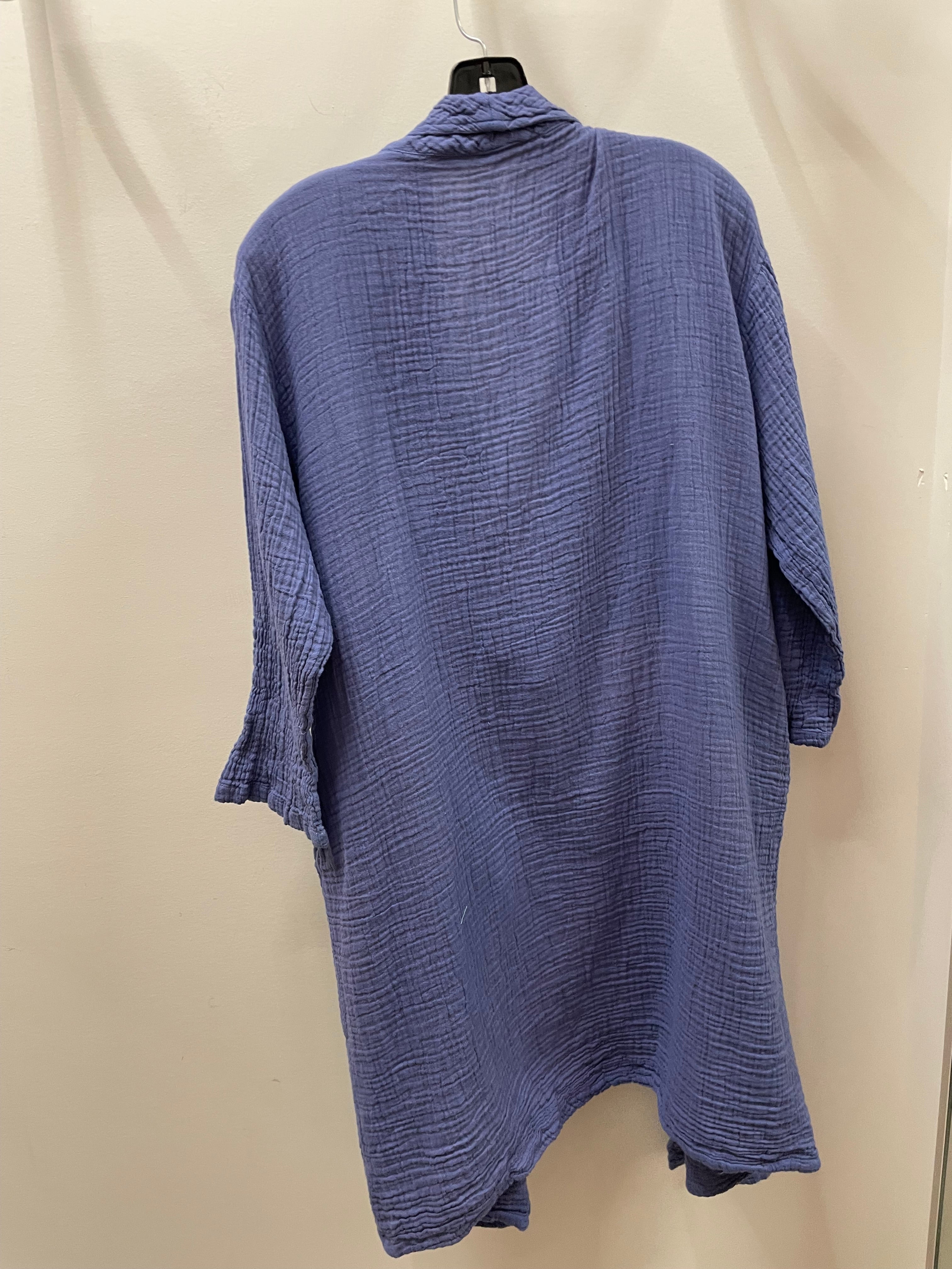 Long Gauze Collar Jacket