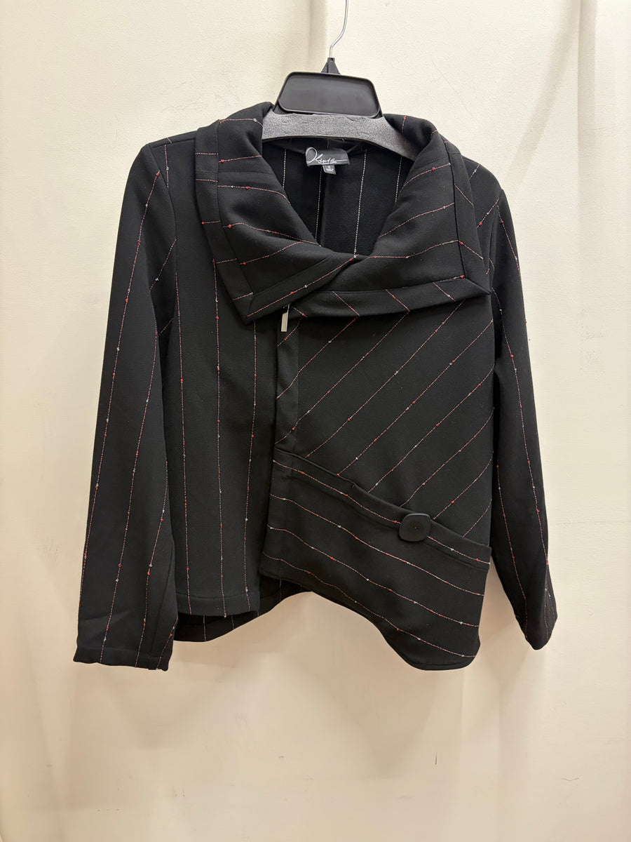 Pinstripe Suzanne Jacket by Olivia