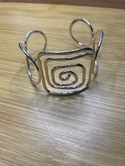 Squared Spiraling Sensation Cuff