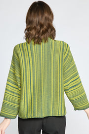 Reverse Stripe Fun!(nel) Neck by Olivia