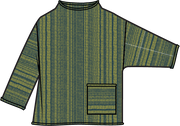 Reverse Stripe Fun!(nel) Neck by Olivia
