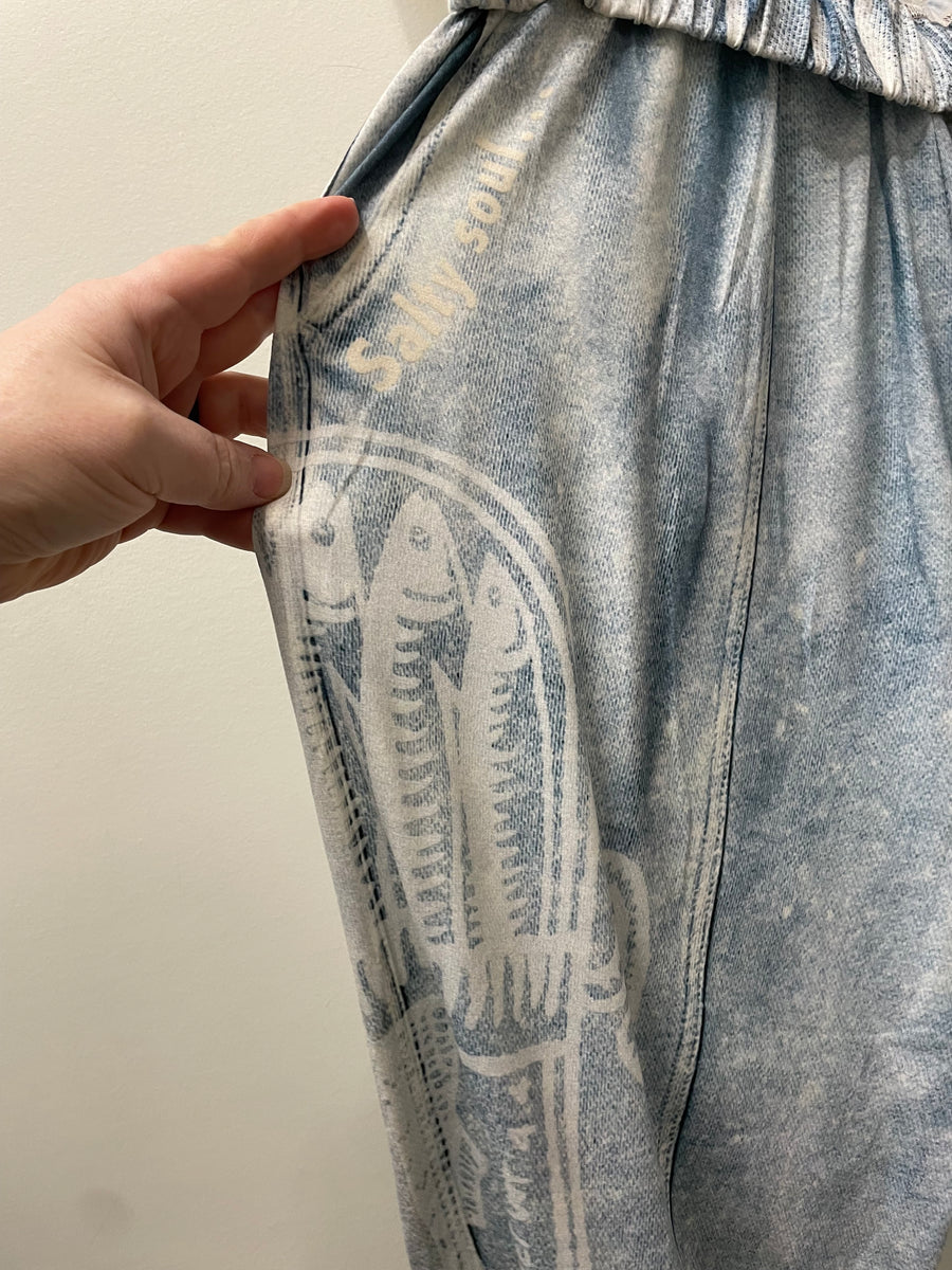 Sweat Pant in Lobster and Sardines by IPNG Design