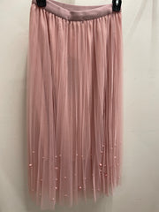 Fairy Pleated Mesh Skirt with Pearls by EllyNDale