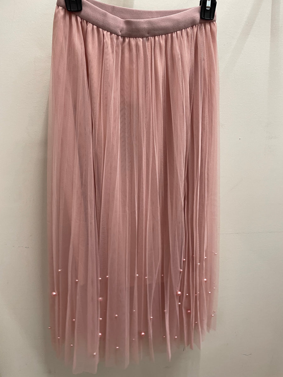 Fairy Pleated Mesh Skirt with Pearls by EllyNDale