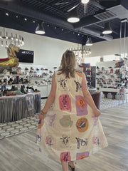 Printed Dress by Paper Lace Robin Boutique