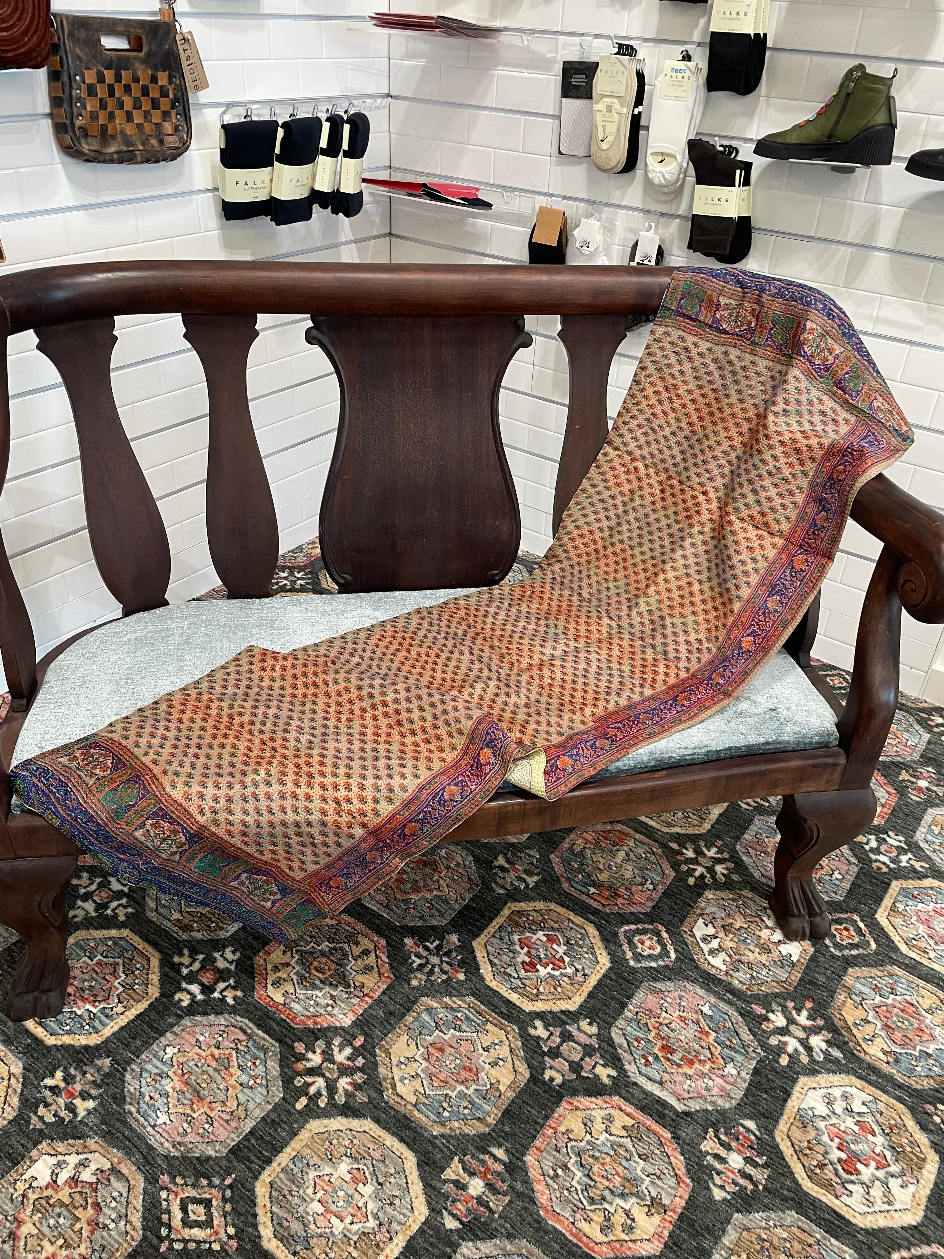 Silk Kantha Scarf #5011 by Robin