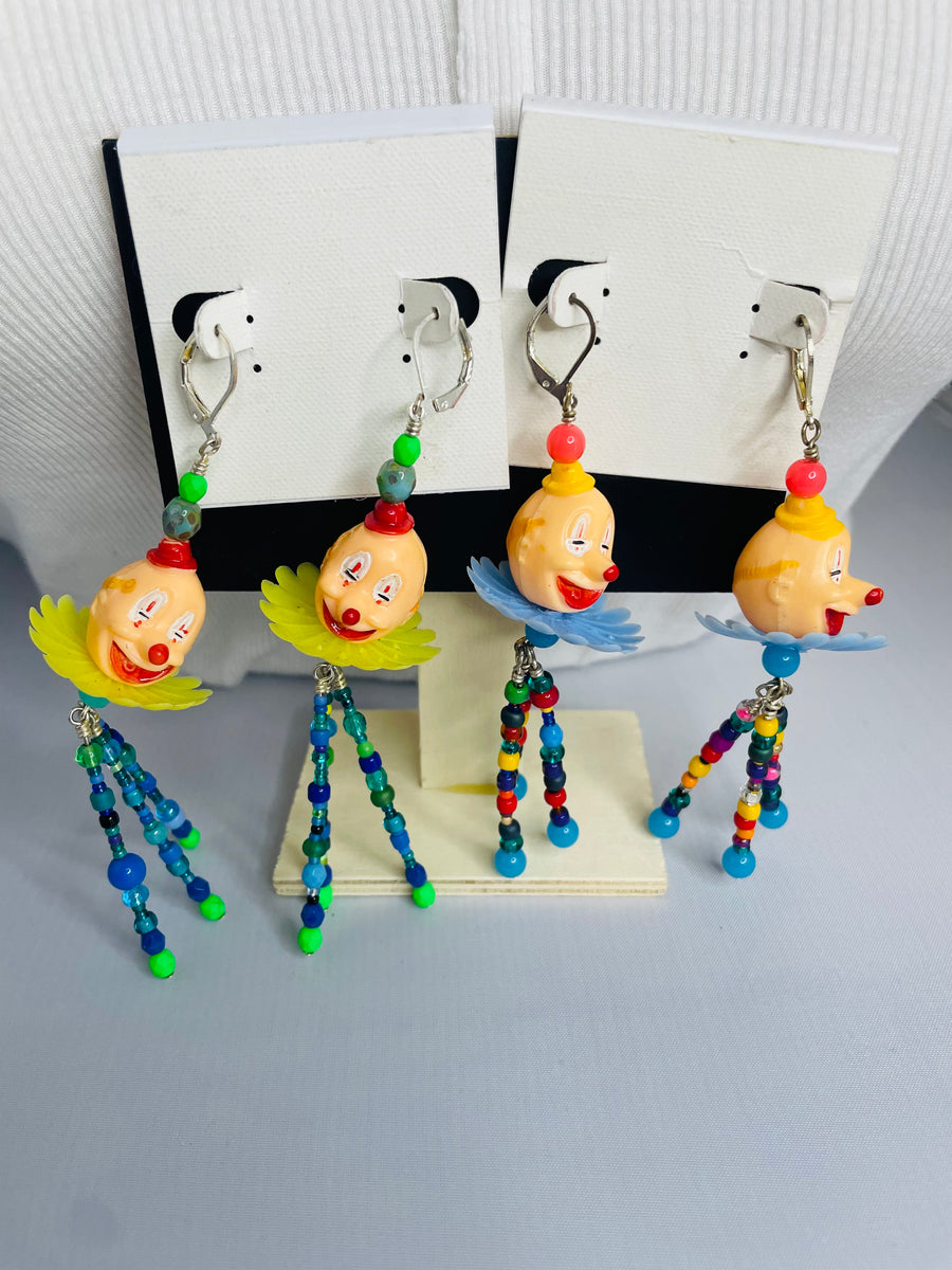 Vintage Clown Earrings by The Vintage Jewel