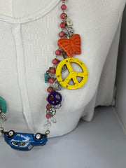 Blue Punch Buggy Necklace by Gina