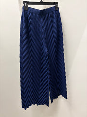 Pleated Pants with Chevron Detail by EllyNDale