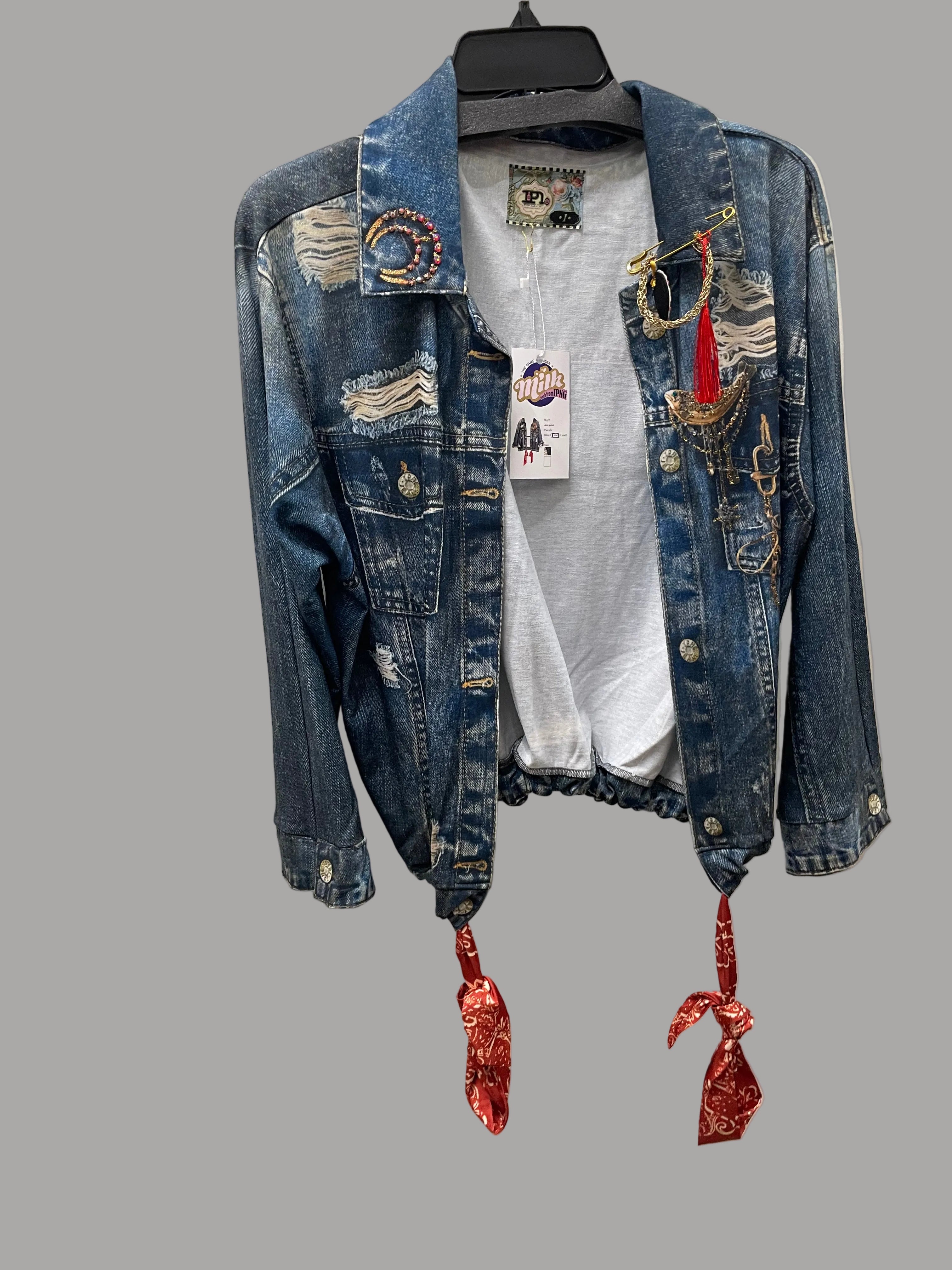 IPNG Design Illusion Jean Hanky Jacket Robin Boutique