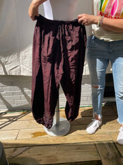 Silk Sari Jogger Pant #08 by Kantha Bae