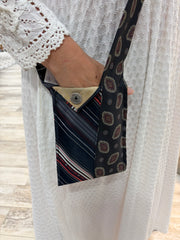 Vintage Tie Crossbody Bag #12