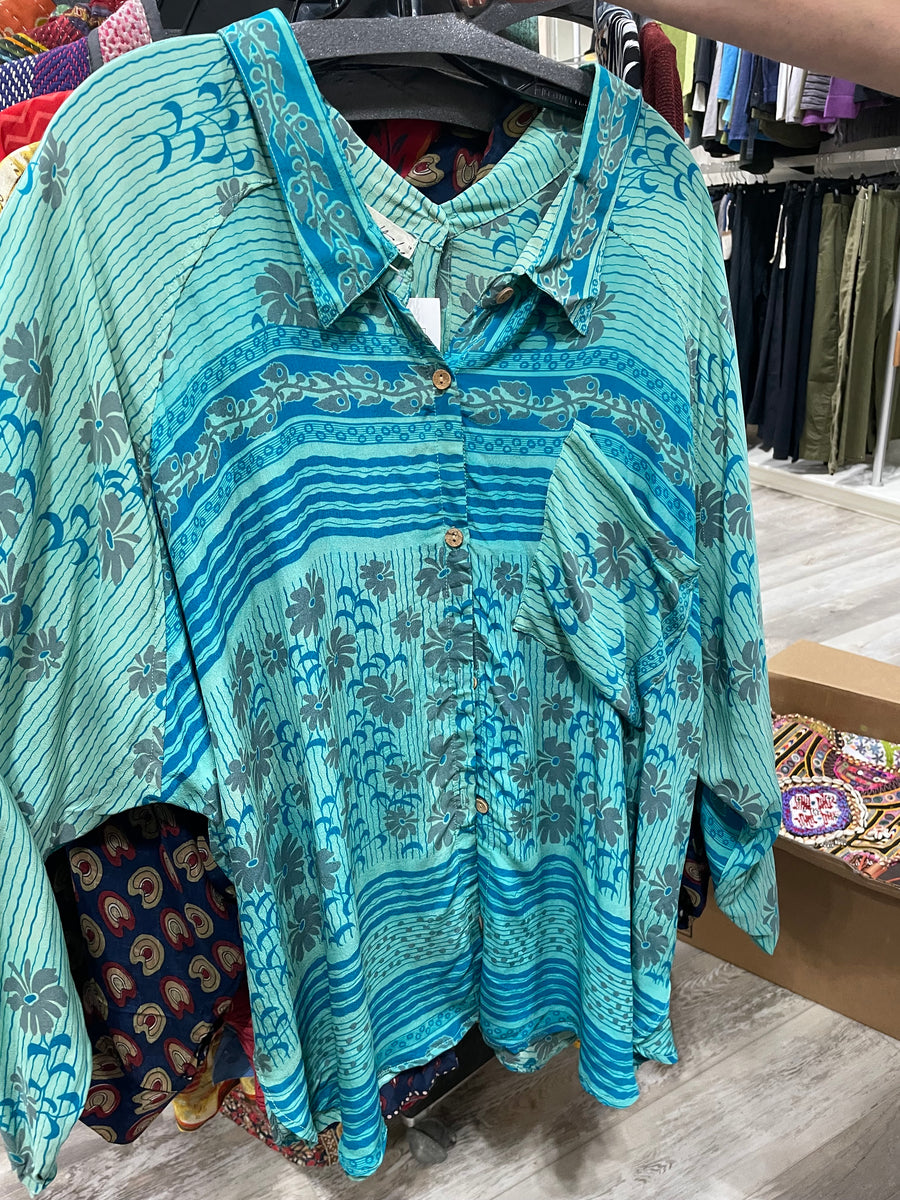 Kismet Button Down Tunic #203 by Kantha Bae