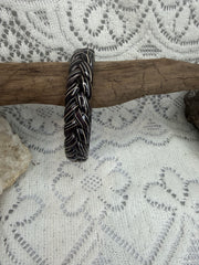 Painted Shellac Braided Bracelet