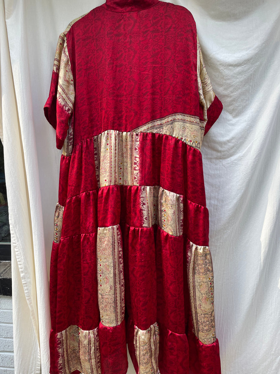 Rasgulla Sari Twilight Maxi Dress #20 by Kantha Bae
