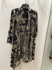 Tie Dye Cotton Short Jacket