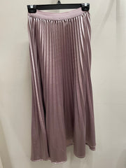 Pleating Crushed Sateen Skirt by EllyNDale