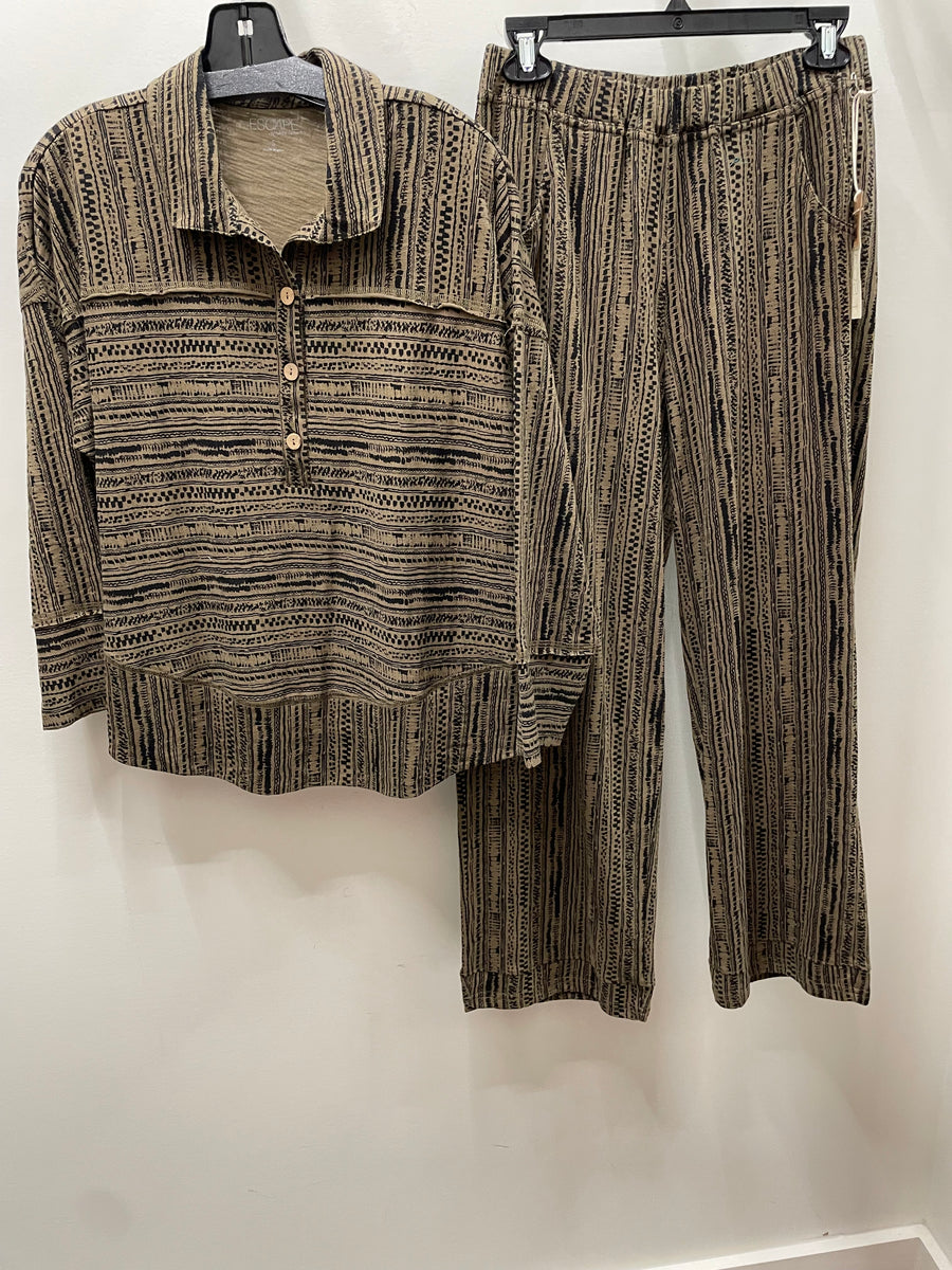 Stripe Seaside Pullover by Escape Robin Boutique