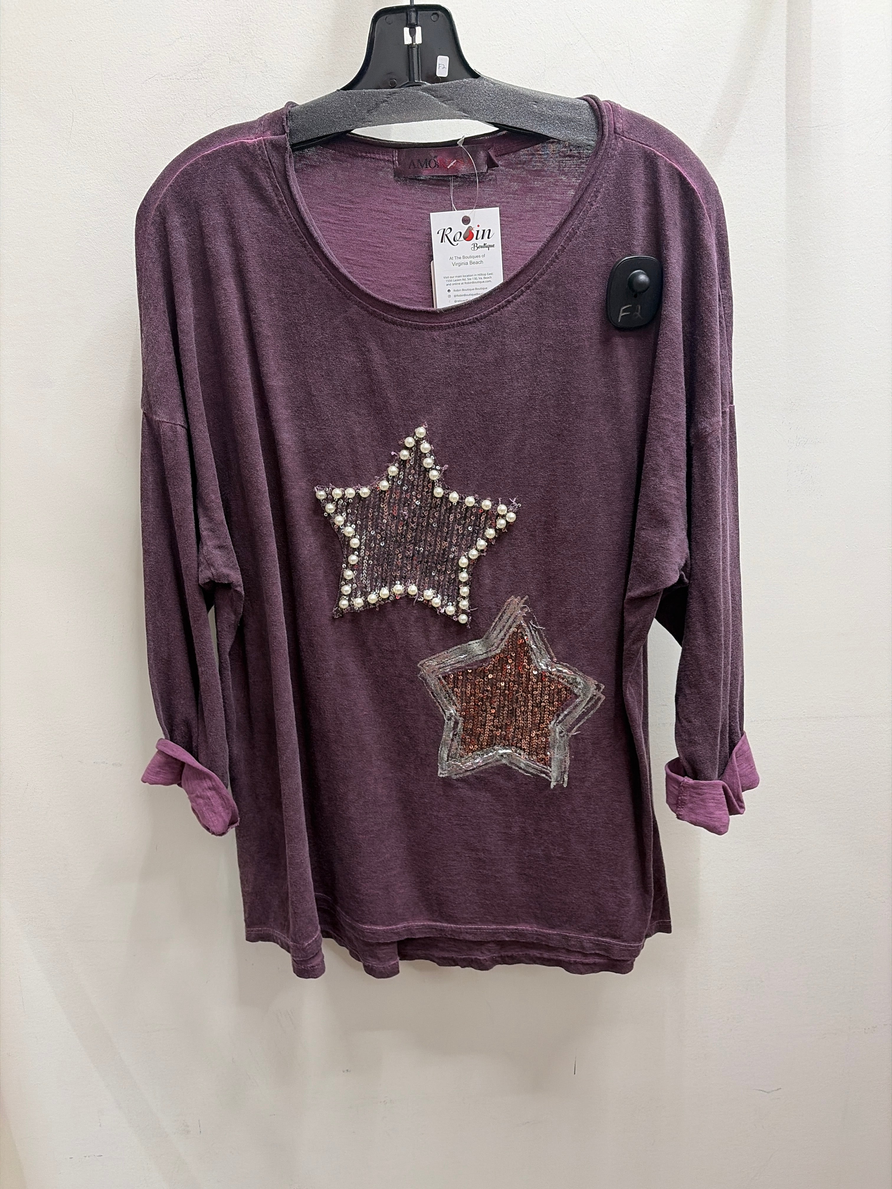 Pearl Double Star Top by Amorosa