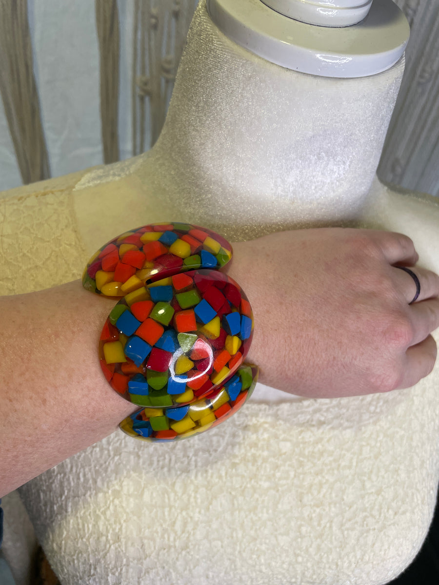 Confetti Storm Copal Bangle