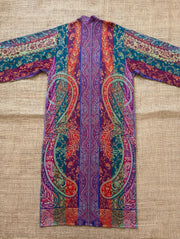Reversible Tapestry Paisley Duster