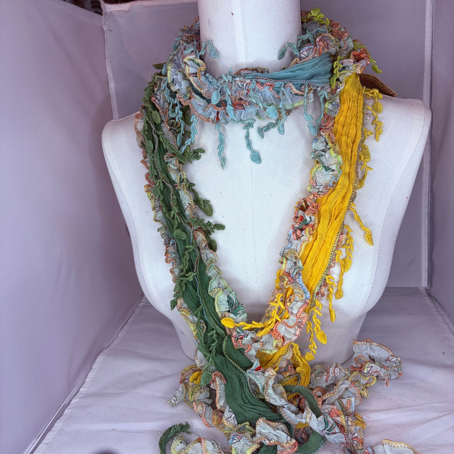 Boho Tassel Scarf Necklace