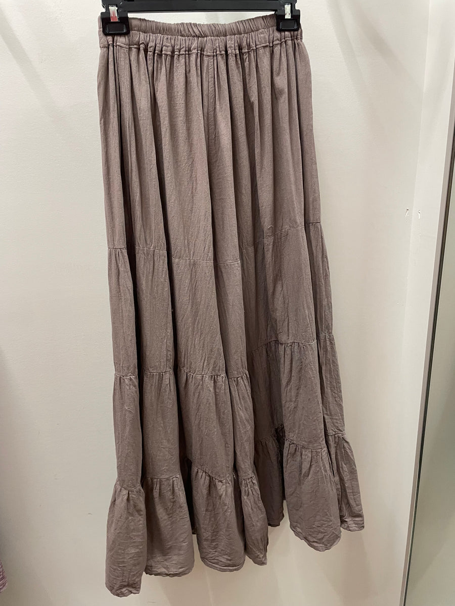 Layered Cotton DobbyTrousers