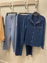 Color Wash Anywhere Shacket by Escape