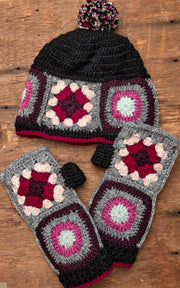 Lottie Dark Forest Knit Beanie By Many Hands