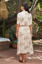 Embroidered Belted Maxi Skirt by Paparazzi