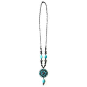 Turquoise Concho Pendant Necklace