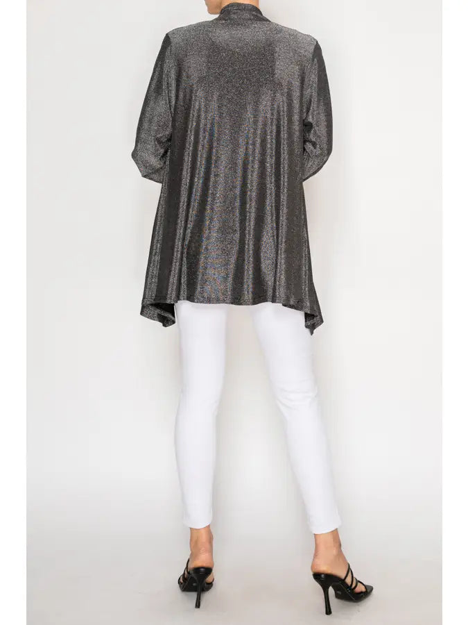Shimmery Lurex Cardigan by Origami