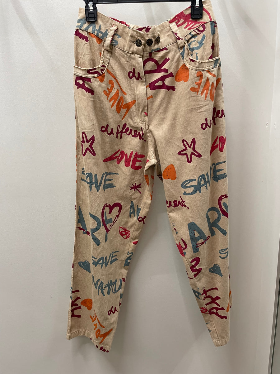 Graffiti Love Pants