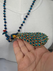 Peacock Necklace by Gina