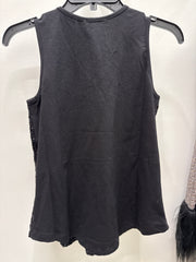 Sleeveless Sequin Evening Tank Top