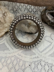Silver Studded Statement Cuff