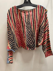 Pareo Kantha In Bloom Cropped Pullover #184 by Kantha Bae
