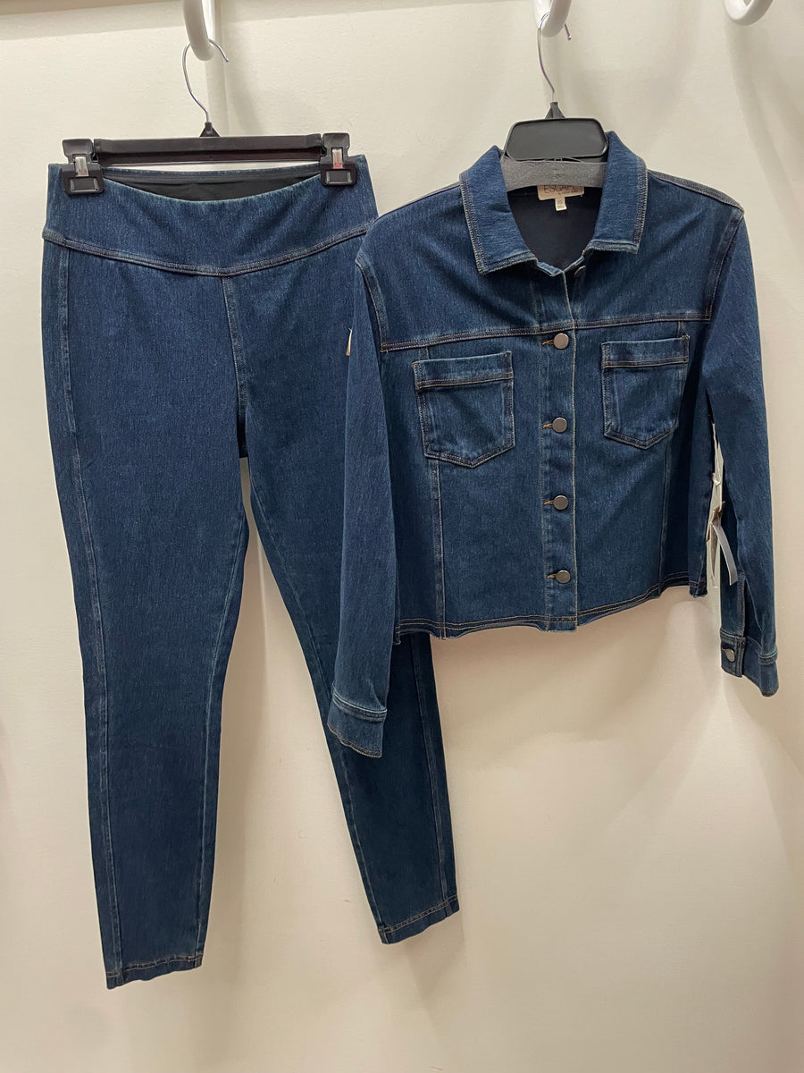 Denim Momentum Jacket by Escape Robin Boutique