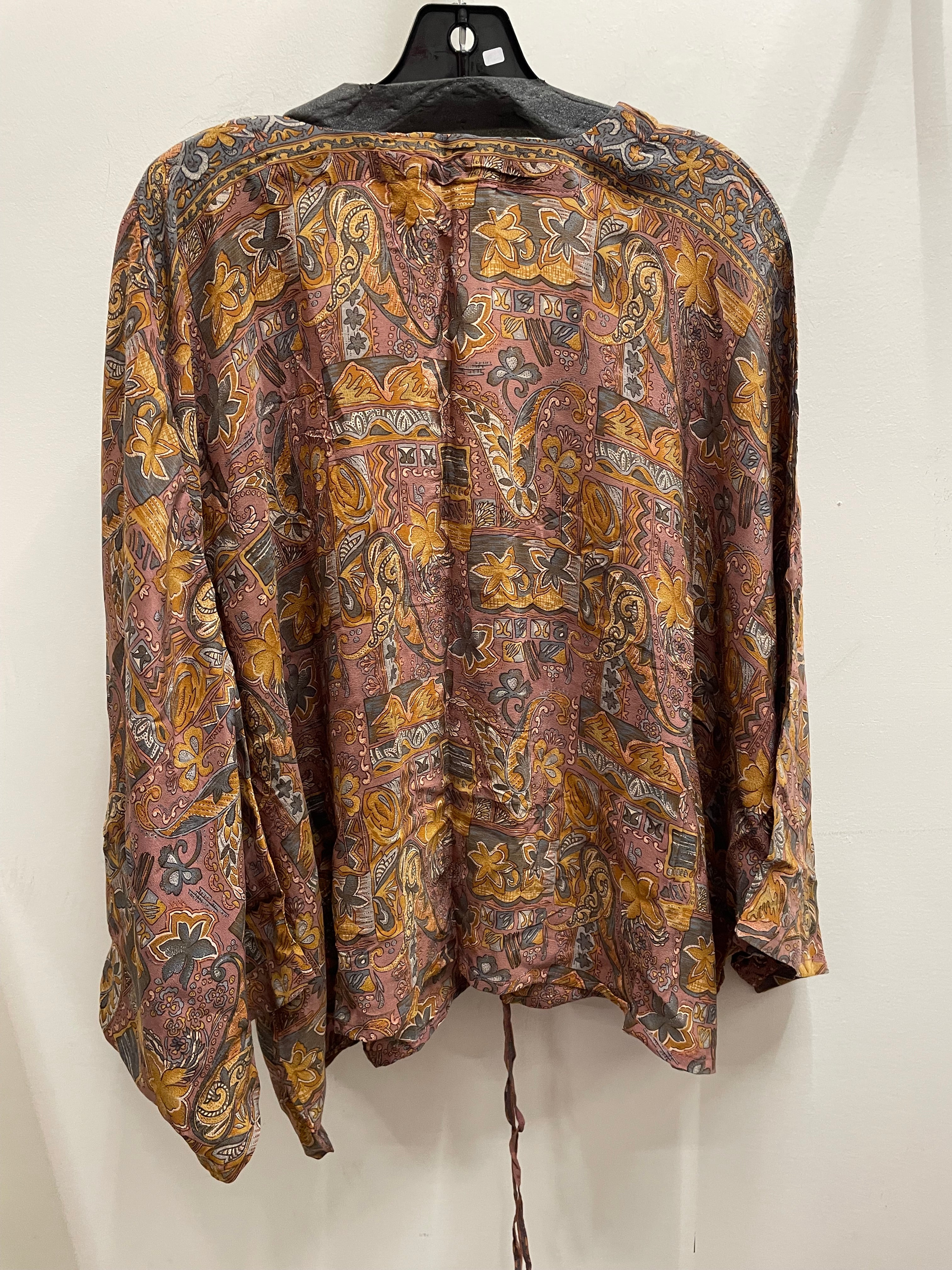 Crepe Silk Butterfly Top #021 by Kantha Bae