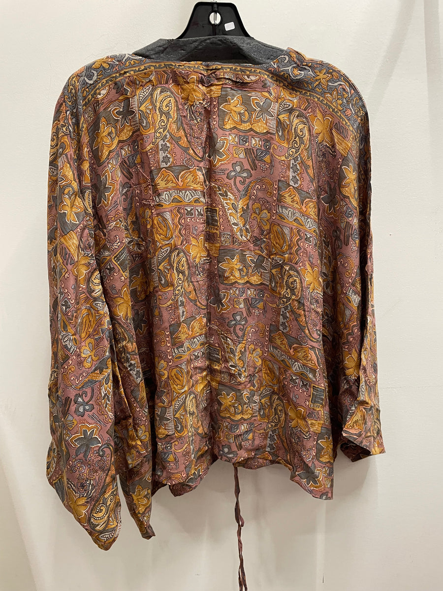 Crepe Silk Butterfly Top #021 by Kantha Bae